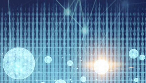 blog image glowing network