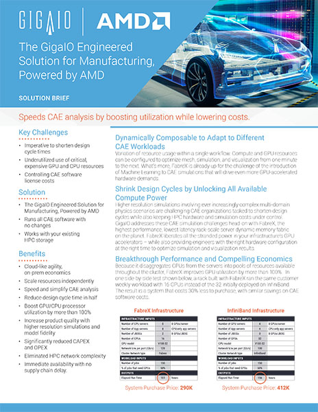 AMD Manufacturing - GigaIO