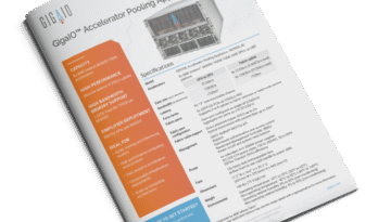 GigaIO Data Sheet for Accelerator Pooling Appliance - MI300X