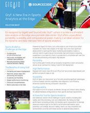 GigaIO Gryf for Sports Analytics